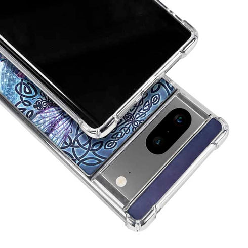 Dragonfly Celtic Knot by Brigid Ashwood Google Pixel 7a Clear Case